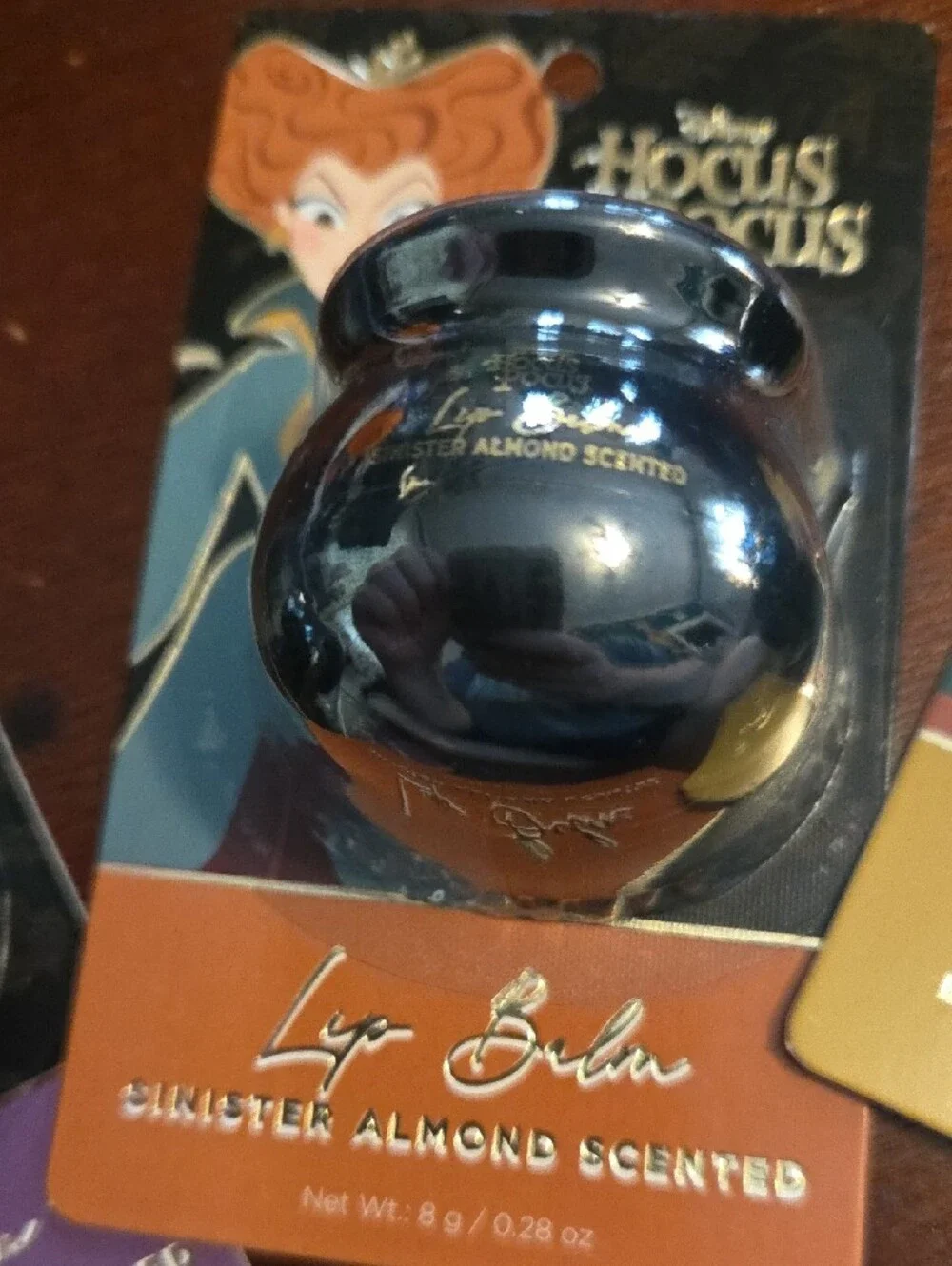 Disney Hocus Pocus Black Cauldron Lip Balms